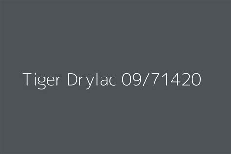 Tiger Drylac 09 71420 Color HEX Code