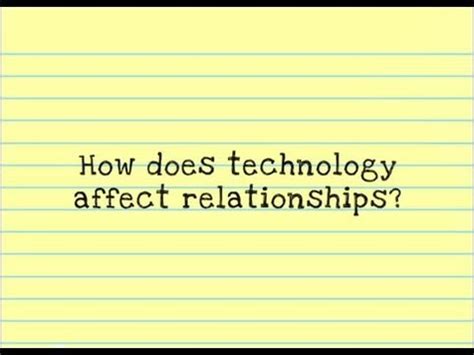 Use dating apps for validation? How does technology affect relationships? - YouTube