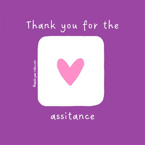 20 Genuine ‘thank You For The Assistance Notes The Thank You Notes Blog