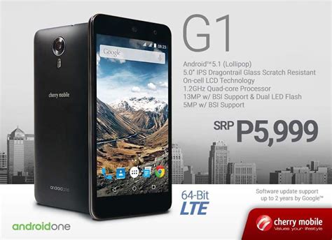 Cherry Mobile Unveils Newest Android One Smartphone The Cherry Mobile G1