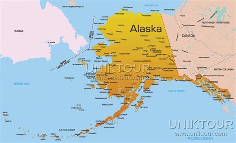 33 Alaska The Last Frontier Location Map Maps Database Source