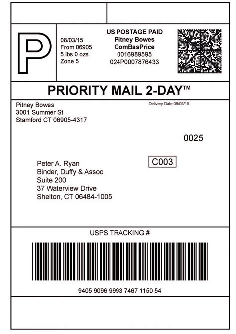 Blank Ups Shipping Label Template Here Is A Complete Shipping Label