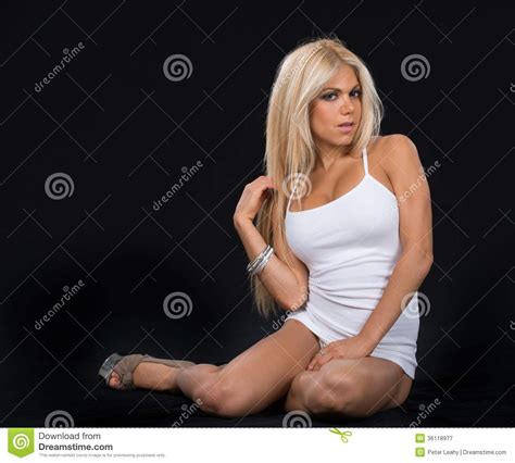 Isnt She Pretty In White Stock Image Image Of Portrait