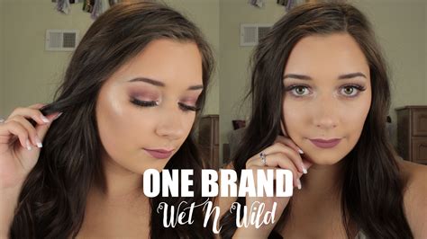 Courtney Lynn Makeup One Brand Tutorial Wet N Wild Absolutely