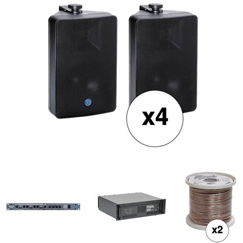 Atlas Sound Basic Two Zone 70v Wall Mounted Sound System Bandh