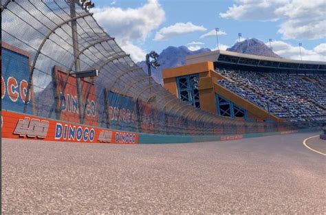 Cars Dinoco 400 Speedway Stock Background By Littlebigplanet1234 On