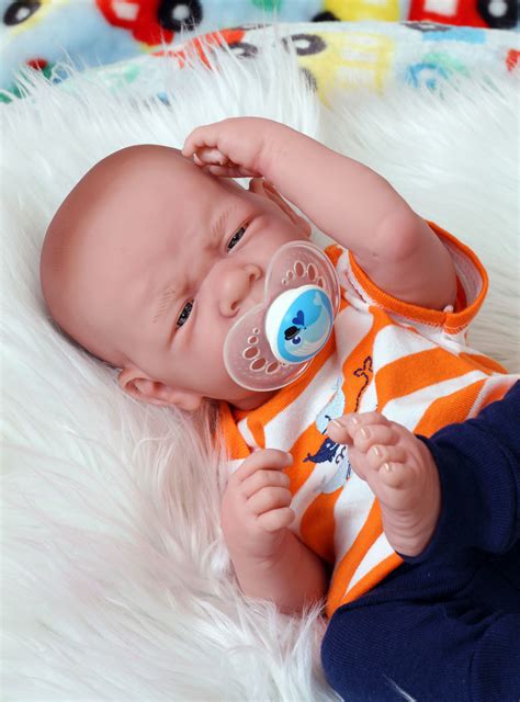 Baby Real Boy Reborn Doll Preemie Toy T 15 Newborn Soft Vinyl Life