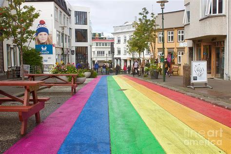 Reykjavik Rainbow Street Photograph By Alice Mainville Pixels