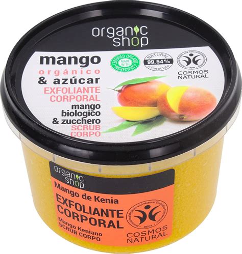 Organic Shop Kenyan Mango Body Scrub 250 Ml Ecco Verde Online Shop