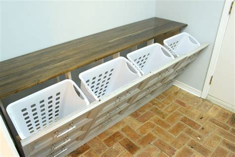 How To Build A 4 Hamper Laundry Sorter That Looks Like A Dresser
