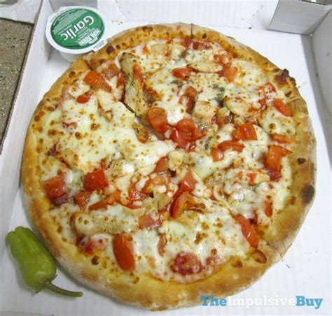 Review Papa Johns Grilled Chicken Margherita Pizza The Impulsive Buy