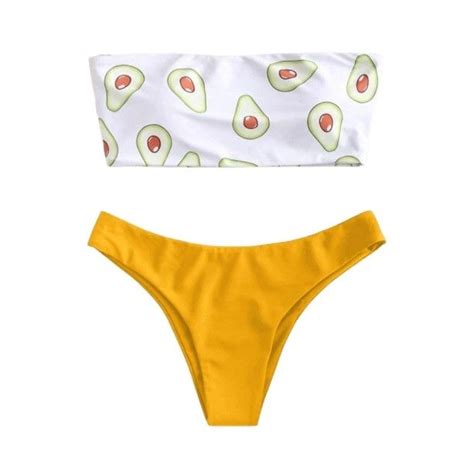 Avocado Swimsuit Swimsuits Green Swimsuit Yellow Swimsuits