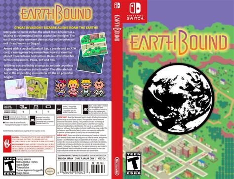 Custom Earthbound Box Art For The Switch Just For Fun Earthbound
