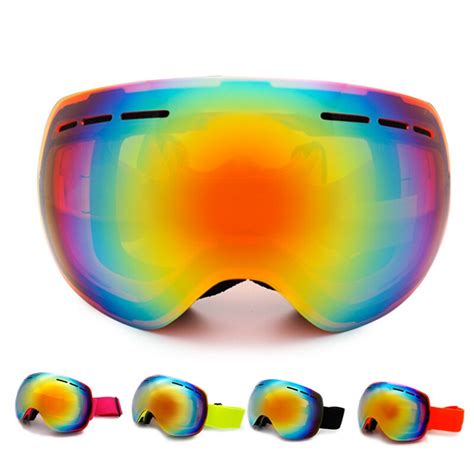 oshow ski goggles double lens women snow sunglasses helmet accessories ski sunglasses for