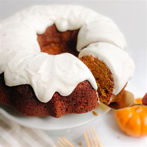 Pumpkin Bundt Cake With Cream Cheese Frosting Plum Street Collective