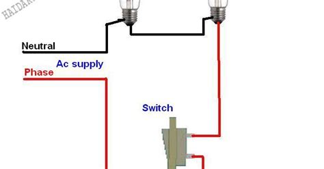 How To Control 2 Lamps Bulbs By One Way Switch Series Circuit