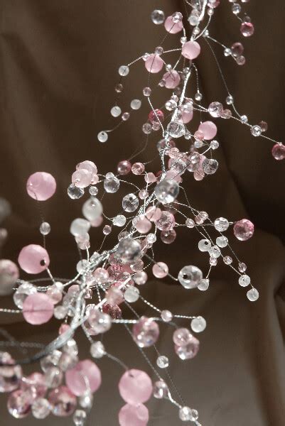 Pink And Clear Crystal Garlands 42