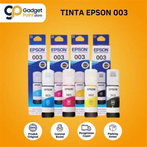 Jual Tinta Epson 003 Refill Original All Colour Cyan Di Seller