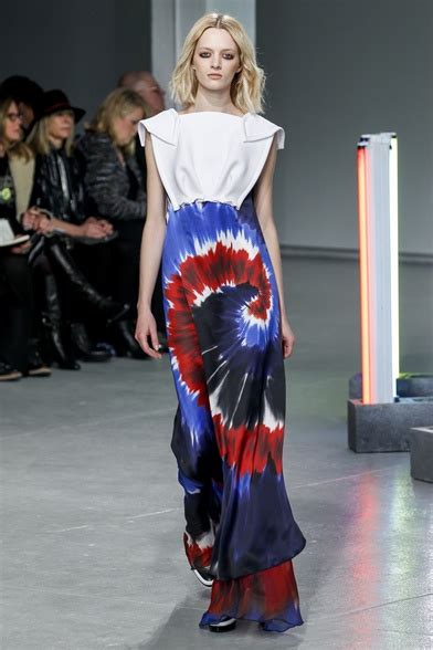 Rodarte Fw 2013 Tie Dye Fashion Fashion Week Catwalk Dress