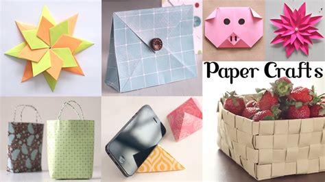 10 amazing paper crafts diy craft ideas art all the way youtube