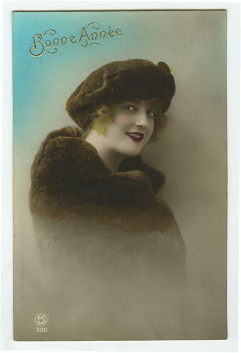 20 Beautiful Antique Hand Tinted Photo Postcards Of Pretty Young Ladies From The 1920s ~ Vintage