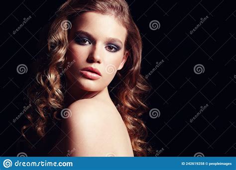 Luring You In With Her Sensual Beauty Studio Portrait Of A Gorgeous