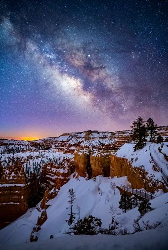 Milky Way Over Bryce Canyon Utah Usa Stock Photo Download Image Now