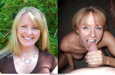 Wifebucket Mature Wives Before And After The Big Facial