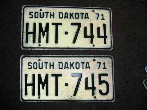 2006 South Dakota Sd Veteran License Plate
