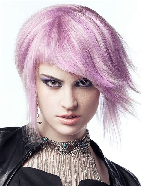 Pink Hair Color Asymmetrical Bob Hairstyles 2018 2019 Hair Colors