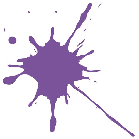 Purple Paint Splatter Clipart Best