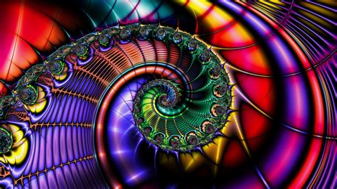 Colorful Fractal Design Hd Abstract Wallpapers Hd Wallpapers Id 60880