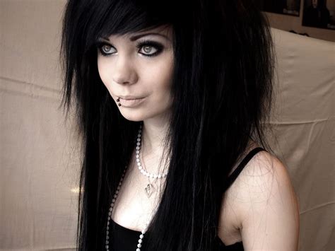 Emo Girl With Black Hair Telegraph