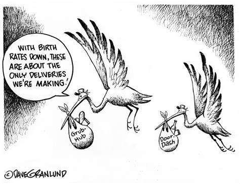 Thursday Cartoon Low Birth Rates Giving Storks A Break