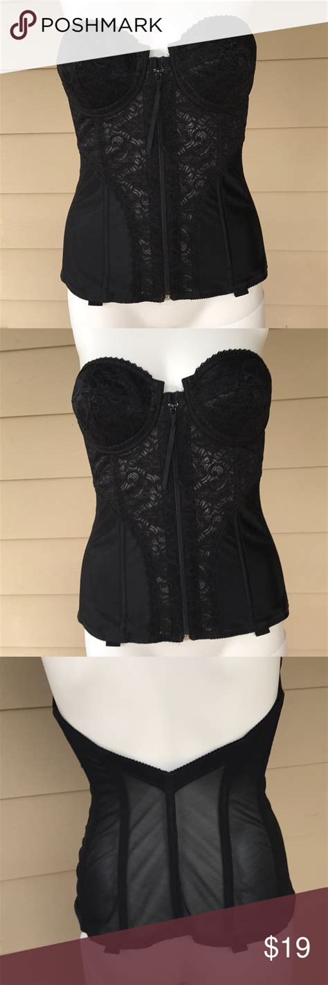 Fredricks Of Hollywood Long Waist Lace Bustier Lace Bustier Bustier