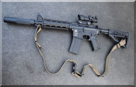 Defense Forces M4 Carbine 45mm Bb Co2 Black Rifle Special Forces