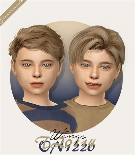 Simiracle Wings Tz0114 And On1220 Kids Version Hair Retextured