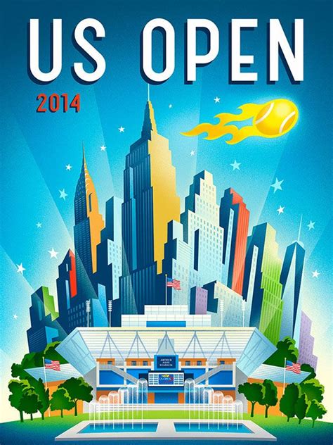 The final round of qualifying saw 16 men and 16 women secure their spots in the 2021 us open main draw, including americans jamie loeb, maxime cressy and christopher eubanks. 2014 US Open Tennis Theme Art by Michael Crampton, via Behance | Us open, Tennis posters, Tennis