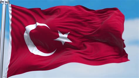 Dalgalanan Türk Bayrağı Saygı Duruşu İstiklal Marşı 4K YouTube
