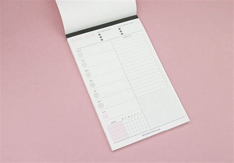 A Weekly Plan Notepad Weekly Memo Pad Notepads Etsy
