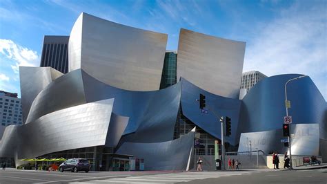 Walt Disney Concert Hall Building Los Angeles California United