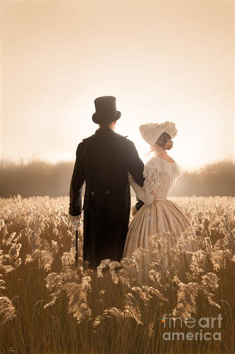 Victorian Couple In A Meadow Photograph By Lee Avison Fine Art America