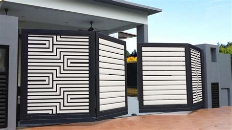 Contemporary driveway gate ideas are known for clean lines and simple design patterns. 9 Best Folding Gate Designs With Pictures In India