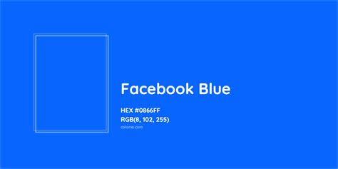 Facebook Logo Color Hex Code Imagesee