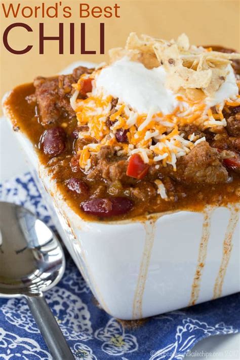 The World S Best Chili Recipe Is Loaded With Beef Bacon Beans And