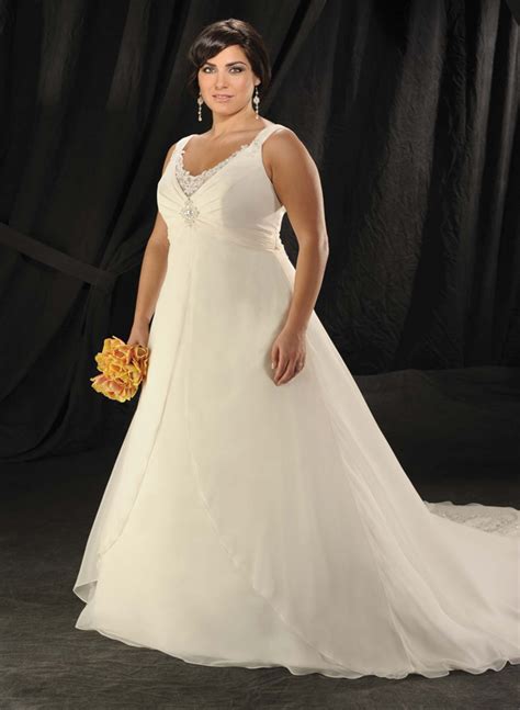 Wedding Gowns For Plus Size Brides Weddingelation