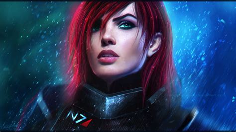 Wallpaper Illustration Mass Effect Anime Artwork Realistic Mass