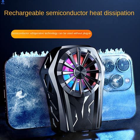 L08 Mobile Phone Radiator Ultra Quiet Rechargeable Game Cooler