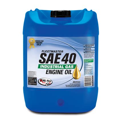 Industrial Gas Engine Oil Sae 40 Hi Tec Oils