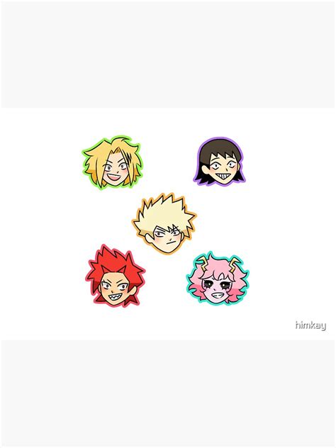 Bnha Cute Bakusquad Water Bottle For Sale By Himkay Redbubble